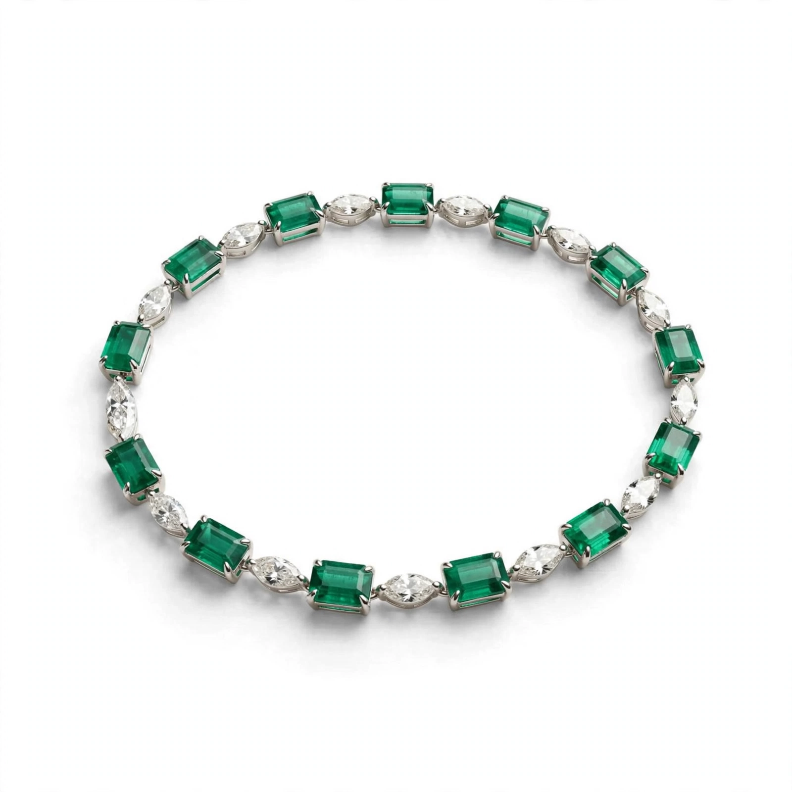 EMERALD DIAMOND BRACELET